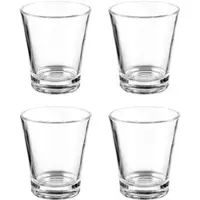 San Ignacio VIVALTO - Set mit 4 Kaffeegläsern aus Glas 85 ml