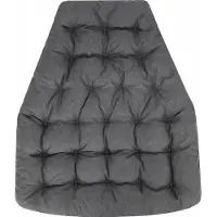 Hobbygarden Polster Auflage Kissen für Hängekorb Hängesessel Hängeschaukel Schaukel Cocoon Antrazit