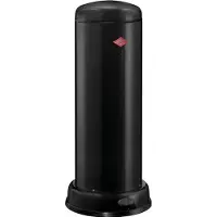 Wesco 134731-62 BIG BASEBOY 30 Abfalleimer in SCHWARZ mit 30 Liter Volumen / Treteimer / Mülleimer