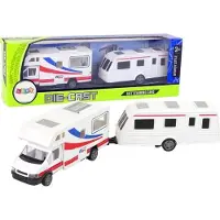 Leantoys Metallteile Camper + Caravan Fahrzeugset