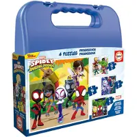 Educa Puzzle mit 6+9+12+16 Teilen: Spidey & His Amazing Friends von 19580