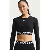 Nike Damen Shirt Pro Dri-FIT verkürztes Longsleeve