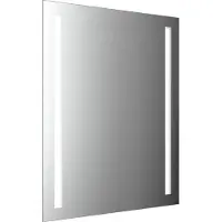 Emco MI 270 LED-Lichtspiegel mit zwei Lichtausschnitten links und rechts, Memory-Funktion, Heizfolie, Höhe 800mm, 449827002