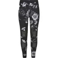 Urban Classics Leggings "Damen Girls Tech Mesh AOP Leggings"