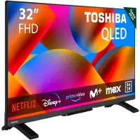Toshiba 32QV2F63DG, 81,3 cm (32"), 1920 x 1080 Pixel, Full HD, QLED, Smart-TV, Schwarz