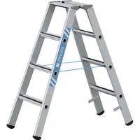 Zarges Stufenleiter Saferstep B 2x4 Stufen Leiterlänge 1,15 m Arbeitshöhe 2,55 m
