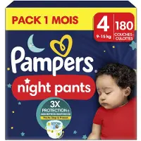 Pampers Night Windeln Pants Größe 4 (9kg-15kg) Baby-Dry 180 St