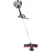 Al-Ko Benzin-Motorsense BC 330 L (41 cm Schnittbreite Faden, 25 cm Schnittbreite Messer, 0.9 kW Motorleistung, 32.6 CCM Hubraum, 2-Takt Motor, Softgriff, inkl. Tragegurt)