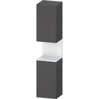 Duravit Hochschrank Qatego 40x36x1760cm, 2 T, B, An r, we m/Grap ma