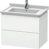 Duravit Waschtischunterbau L-CUBE 469x670x558mm weiss matt