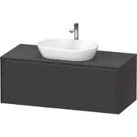 Duravit Ketho.2 Wastafelonderkast 120x55x45,9 cm Supermat Grafiet
