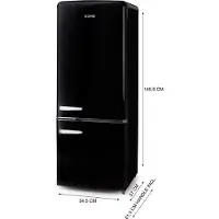 Domo DO91706R, 191 l, N-ST, 39 dB, D, Schwarz