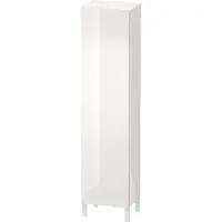 Duravit Hochschrank L-CUBE INDIVIDUAL 250/500x200/363x1321/2000mm Ans li we hg Anschlag links weiß hochglanz