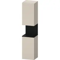 Duravit Hochschrank Qatego 40x36x1760cm, 2 T, B, An l, E sw/tau m