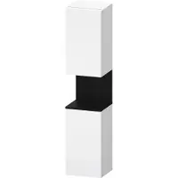 Duravit Hochschrank Qatego 40x36x1760cm, 2 T, B, An li, Ei sw/we ma