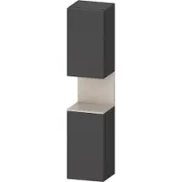 Duravit Hochschrank Qatego 40x36x1760cm, 2 T, B, An r, T m/Grap ma