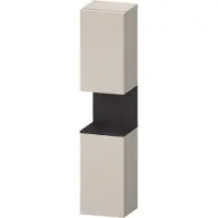 Duravit Hochschrank Qatego 40x36x1760cm, 2 T, B, An r, gra m/ta ma