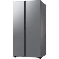 Samsung Side-by-Side mit AI Energy Mode und SpaceMax, 583 ℓ, Freistehend, Amerikanische Tür, Edelstahl, 2 Tür(en), Berührung, Innen
