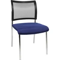Topstar Bes.-Stuhl Visit10 m.Polster/Netz,blau