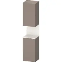 Duravit Hochschrank Qatego 40x36x1760cm, 2 T, B, An r, w m/ba ma