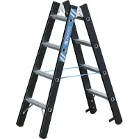 Zarges SL Doppelleiter Megastep B 2x4 Stufen