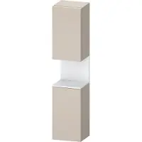 Duravit Hochschrank Qatego 40x36x1760cm, 2 T, B, An re, we m/tau ma