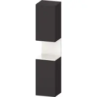 Duravit Hochschrank Qatego 40x36x1760cm, 2 T, B, An l, w g/Gra matt