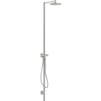 Hansgrohe Duschsäule Axor Starck m TH, Kopfbrause 240mm, 1j, Edelstahl-Optik
