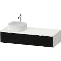Duravit Zencha Konsolenwaschtischunterbau, 1300x550mm, 1 Auszug, 1 Ausschnitt links, ZE4812L63840000