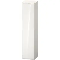 Duravit Hochschrank Zencha 40x36x176cm, 1 T, An li, Gl. we/we matt