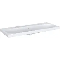 Geberit Waschtisch Acanto 120x48,2cm, m Ü, HL re + li, we. K-Tect