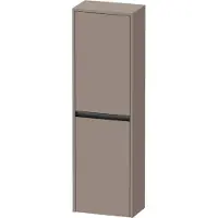 Duravit Ketho.2 Halfhoge Kast 40x24x132 cm Mat Basalt