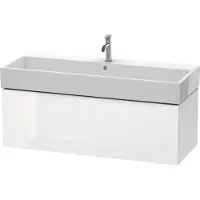 Duravit Waschtischunterbau L-CUBE 394x1184x459mm weiss hochglanz