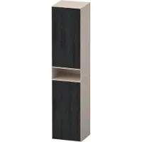 Duravit Hochschrank Zencha 40x36x176cm, 2 T, An l, E sw/tau matt