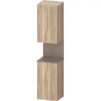Duravit Hochschrank Qatego 40x36x1760cm, 2 T, An l, ba m/Eich marm.