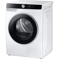 Samsung DV90DG6845LKU3, Freistehend, Frontlader, Wärmepumpe, Weiß, Drehregler, Berührung, Links