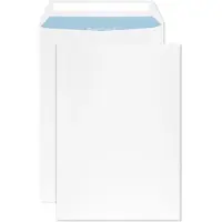Netuno Versandtaschen weiß, C4, ohne Fenster, haftklebend, aus Papier, 50 Stück