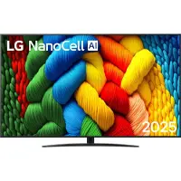 LG NanoCell AI 75NANO81A6A, 190,5 cm (75"), 3840 x 2160 Pixel, NanoCell, Smart-TV, WLAN, Schwarz