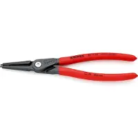 Knipex Präzisionsicherungsringzange DIN5256C Länge 225mm Ø 40,0-100,0mm grau atramentiert - 48 11 J3 SB