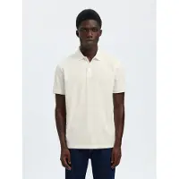 Selected Poloshirt "SLHFAVE BUTTON SS POLO NOOS" Baumwollmischung, regular fit