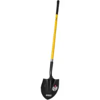 Magni IDEAL-Spatenschaufel klein mit Wellenschliff für Feste, steinige Böden, Schaufel mit gebogenem Tritt
