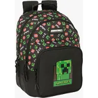 Minecraft Kinder Rucksack 20L, Schwarz