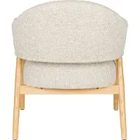 White Label Lounge Chair Indy Light Brown