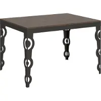 Itamoby Ausziehbarer Tisch 90x120/224 cm Karamay Evolution Walnuss-Anthrazit-Gestell