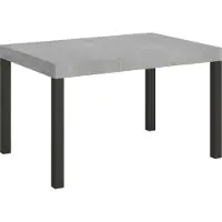 Itamoby Everyday Ausziehtisch 140/224x80cm Beton Anthrazit Beine