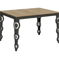 Itamoby Ausziehbarer Tisch 90x120/224 cm Karamay Evolution Eiche Natur Anthrazit Gestell