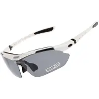 RockBros Polarisierte Radbrille 10002 - SET - weiß