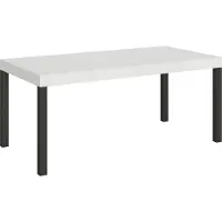 Itamoby Ausziehtisch Everyday 200/460x90 cm, Esche weiß, Beine anthrazit