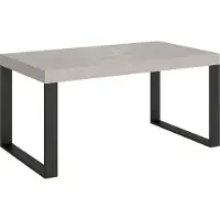 Itamoby Ausziehtisch 160/264x90 cm Tecno Kaschmir Beine anthrazit