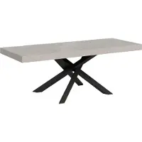 Itamoby Ausziehtisch 160/264x90 cm Volantis Premium Kaschmir Beine anthrazit